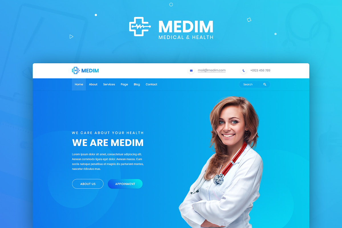 Medim - Health & Medical WP Theme, a WordPress Template by VLThemes (Photo 2 of 5)