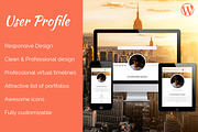 Profile WordPress Theme, a WordPress Template by Cmsideas (Thumbnail 1 of 5)