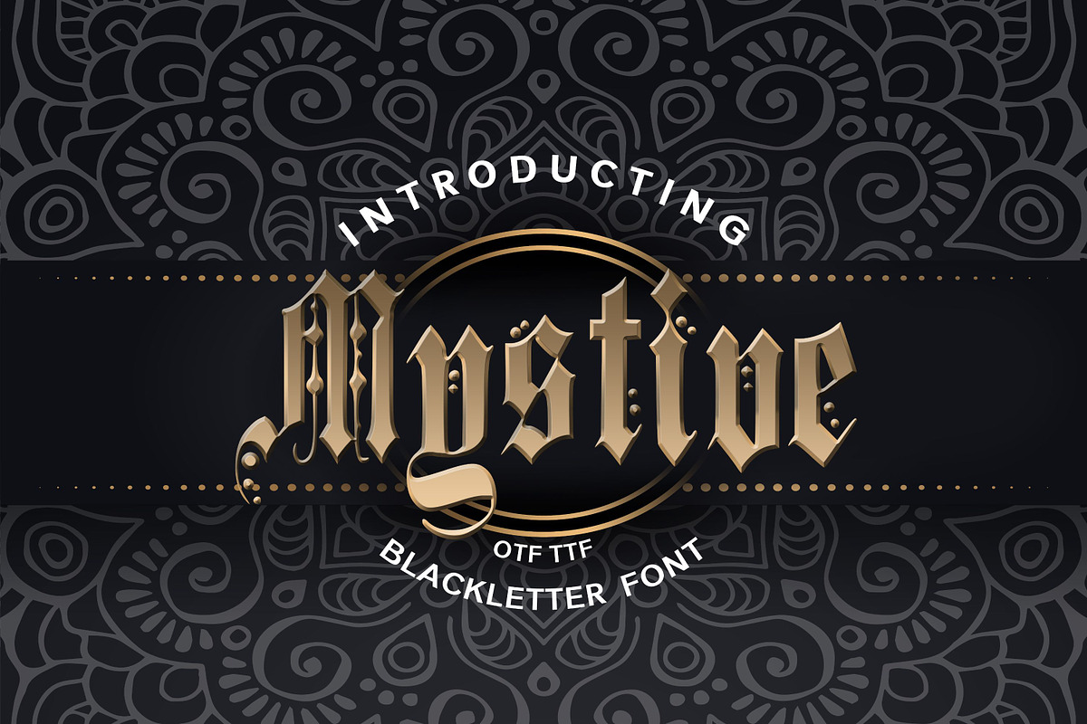 Mystive Blackletter Font