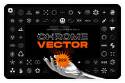 Chrome & Vector Abstract Shapes Pack, an Object Graphic by Samolevsky (Thumbnail 1 of 25)