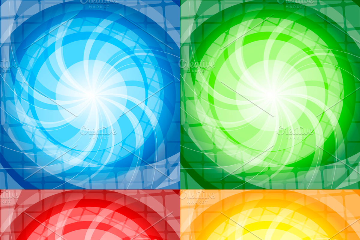 Bright backgrounds set, a Texture Illustration by Saranai Store (Photo 5 of 8)