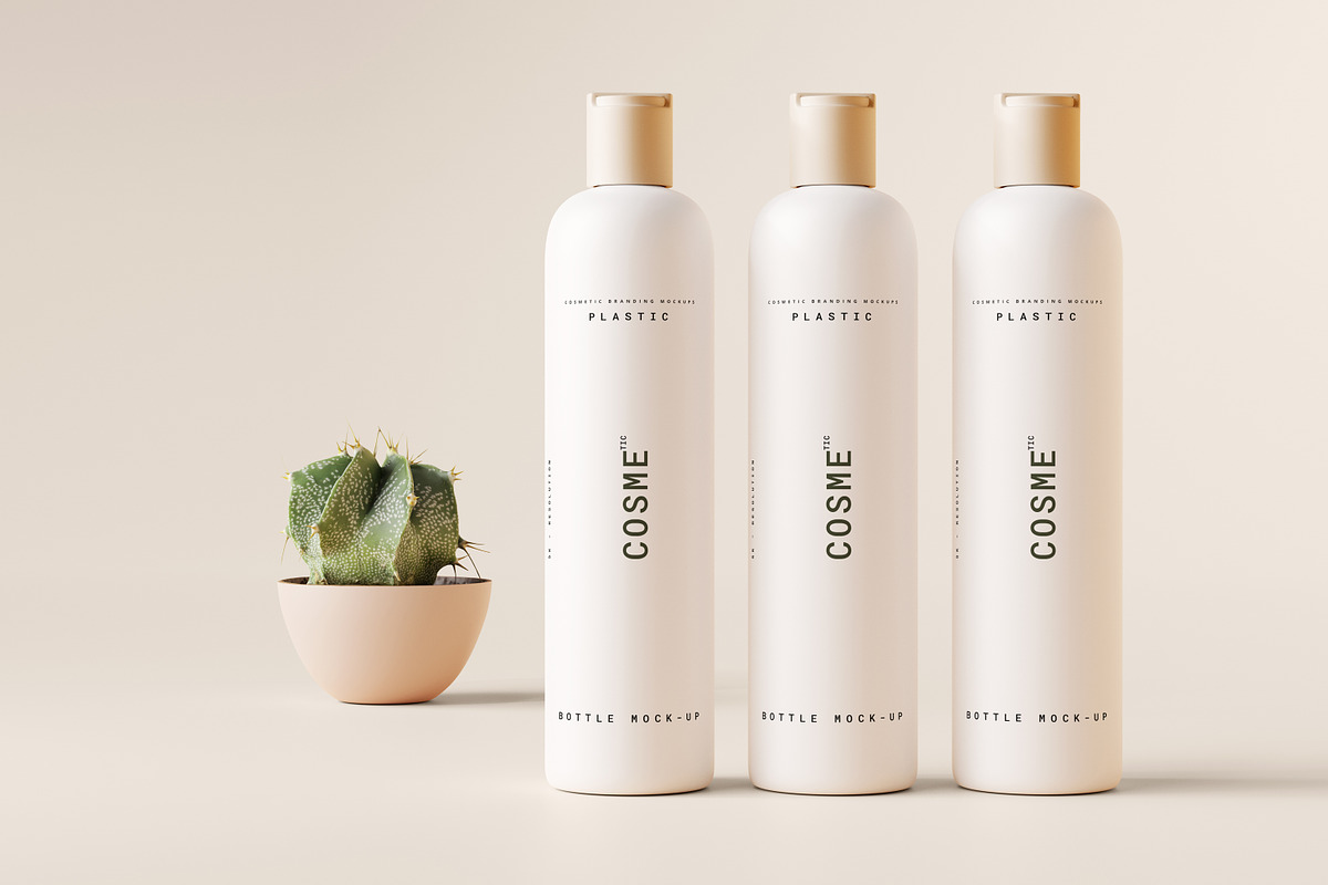 Disc Top-Cap Bottle Mockups - Large, a Cups & Container Mockup by pmvch (Photo 8 of 15)