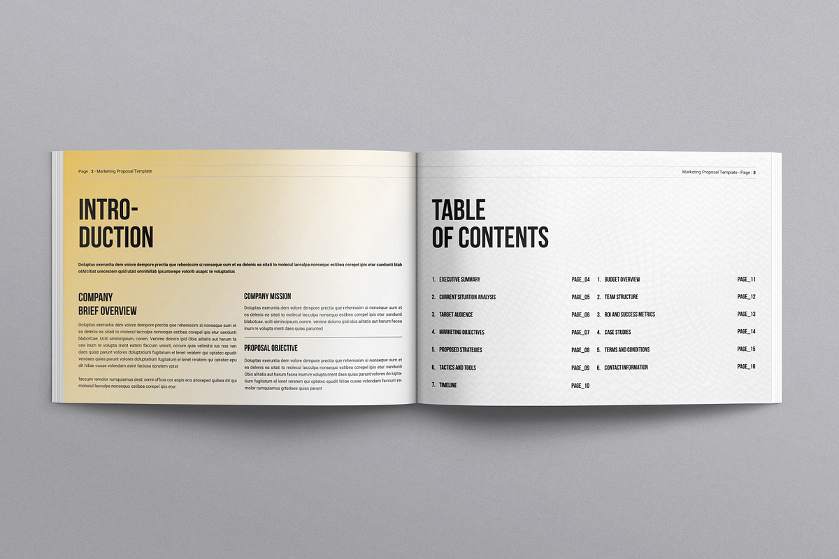 Marketing Proposal Landscape, a Presentation Template by E-Type (Photo 2 of 7)