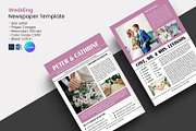 Wedding Newspaper Template V1357, a Flyer Template by Template Shop (Thumbnail 1 of 3)
