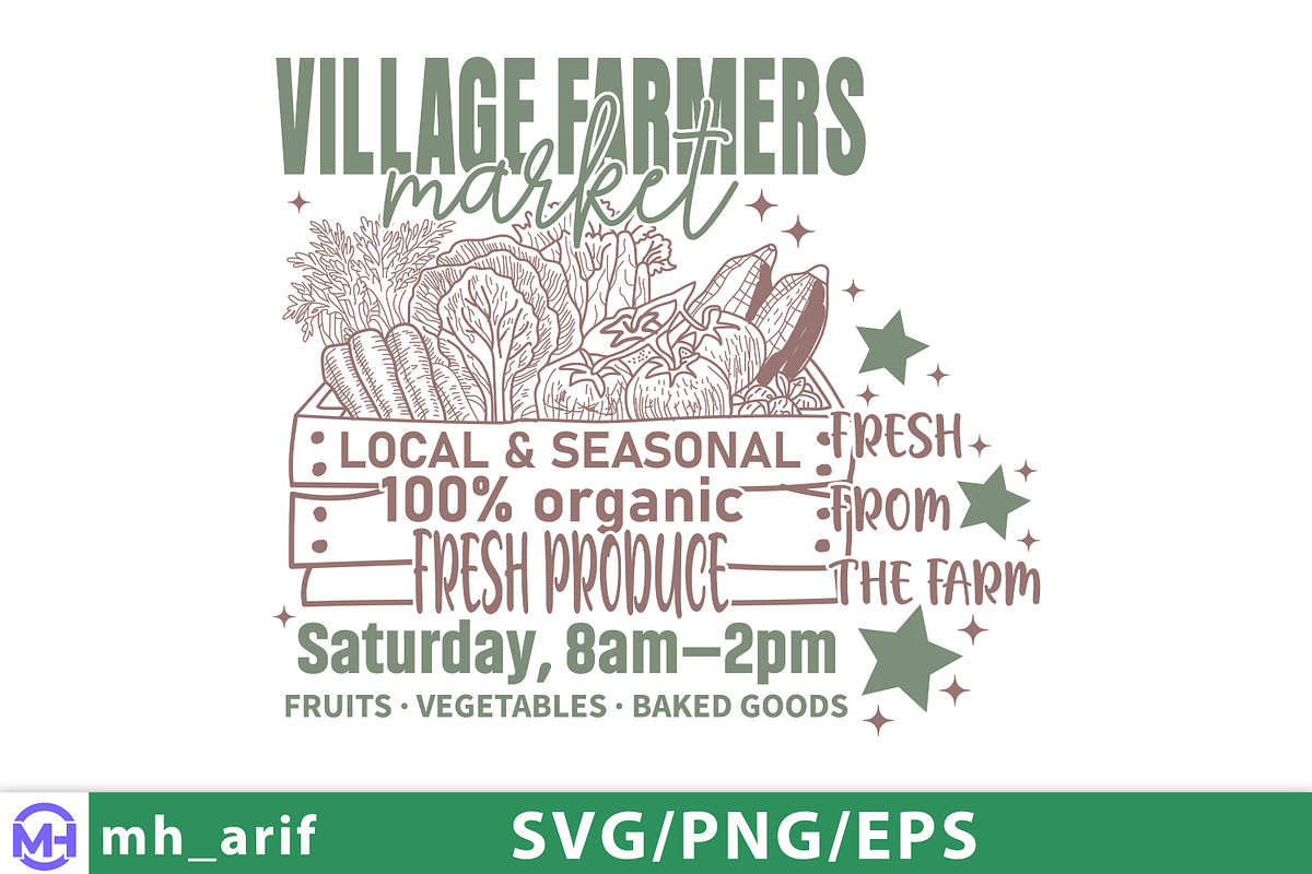 Countryside Vintage Farmers Market, a Graphic by mh_arif (Photo 1 of 4)