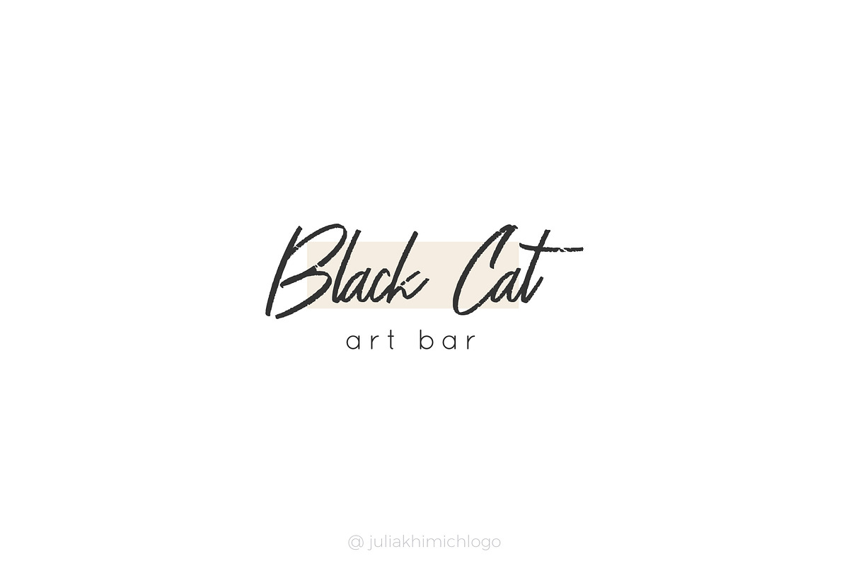 Logo Pack Volume 16. Text Based, a Branding & Logo Template by Mint Air Studio (Photo 16 of 21)