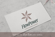 Flow Power Brand Mark | Canva & AI, a Branding & Logo Template by Elibee (Thumbnail 2 of 6)