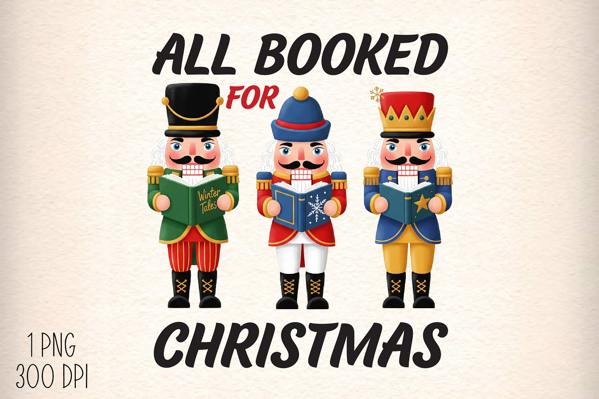 Christmas Nutcracker Read Book Booki, an Illustration by Daily.Designs (Photo 1 of 5)
