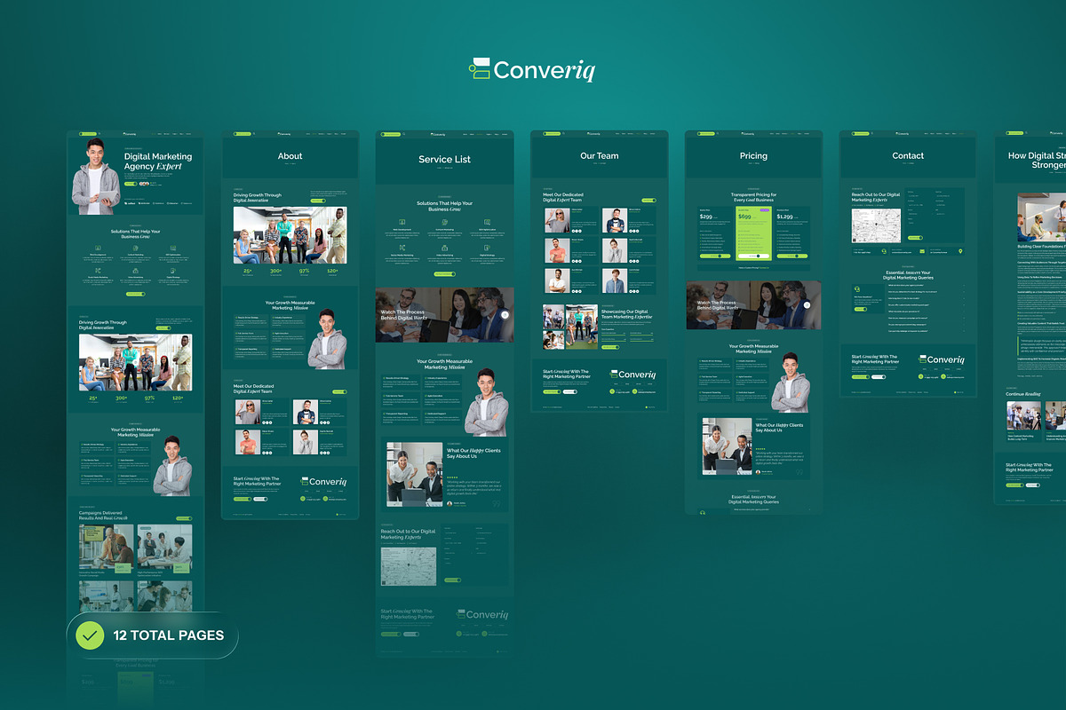 Converiq - Digital Marketing Agency, a WordPress Template by SLAB! Design (Photo 4 of 5)