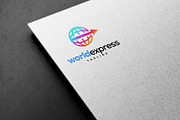 World Express delivery logo, a Branding & Logo Template by Lucky Creative (Thumbnail 4 of 4)