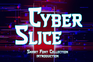 Cyber Slice, a Serif Font by Wow Magic
