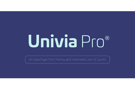 Special Fonts Univia Pro Font Family, a Font by PremiumMockup