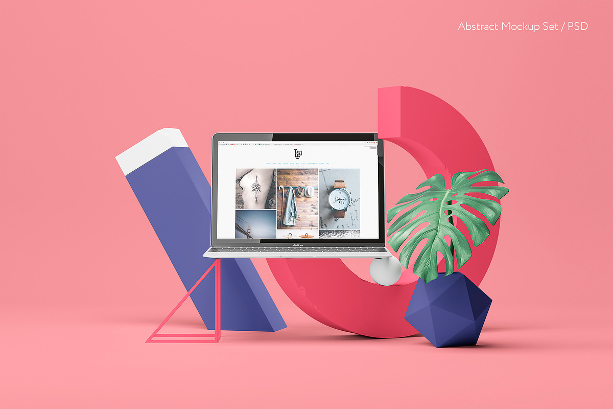 Abstract Color Mockup Set, a Mac Mockup by Best Pixels™ (Photo 7 of 12)
