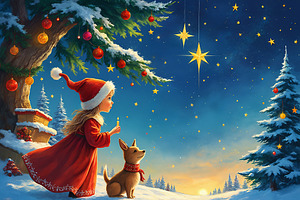 Christmas Story Illustrations