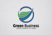 Circle Green Leaf Eco Business Logo, a Branding & Logo Template by jongcreative (Thumbnail 1 of 4)