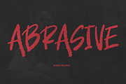 Abrasive - Bold Brush Font, a Blackletter Font by CreateBigSupply (Thumbnail 1 of 10)