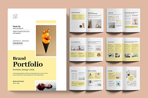 Brand Portfolio Template Layout, a Brochure Template by ContestDesign