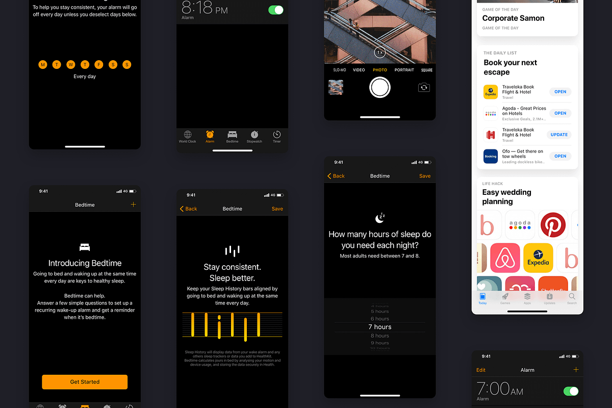 iOS12 GUI KIT, an UI Kit Template by Ui Markets (Photo 6 of 20)