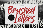 Brushed Letters - Hand Drawn Brush, a Handwritten Font by Gassstype (Thumbnail 1 of 8)