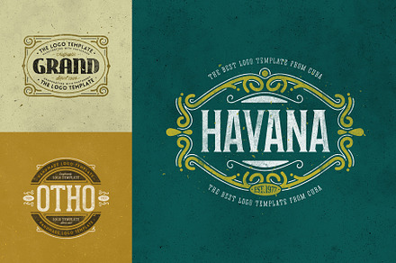 Retro Logo Templates V.02