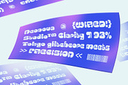 CS Mecha – Y2K Font, a Sans Serif Font by Craft Supply Co. (Thumbnail 7 of 8)
