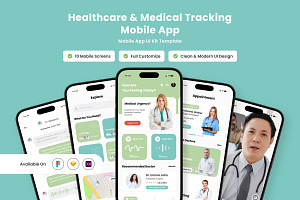 Healix - Medical Trackiing Mobile, an App Template by productype1