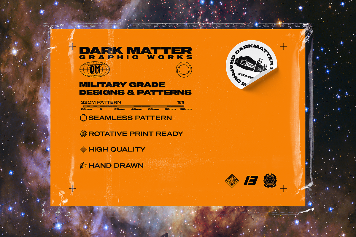 6x Space seamless pattern bundle, a Pattern Graphic by darkmatter_graphicworks (Photo 18 of 18)