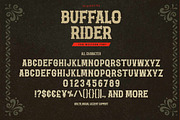 Buffalo Rider – Cowboy Display Font, a Slab Serif Font by Gassstype (Thumbnail 6 of 8)