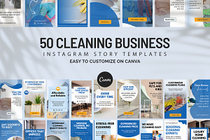 Cleaning Business Instagram Story, a Social Media Template by Snapybiz