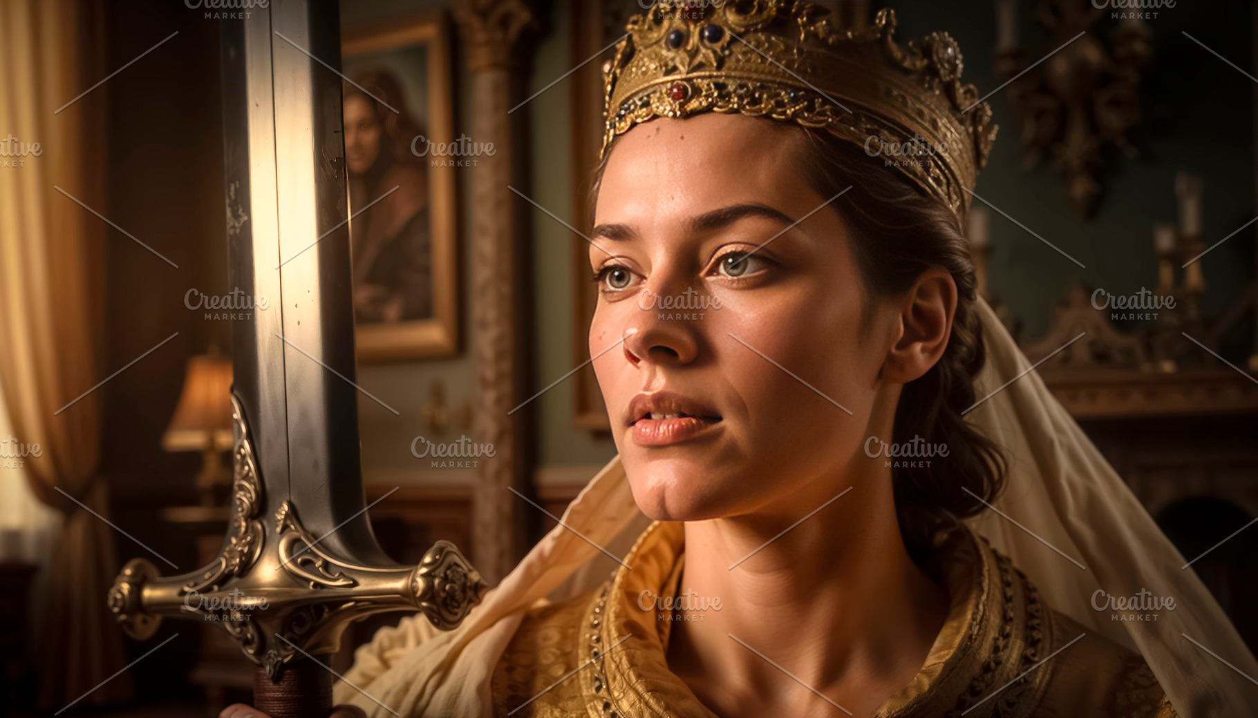 A high-born medieval princess, an Arts & Entertainment Photo by TatsianaSalauyova