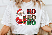 Santa Claus Ho Ho Ho Sublimation PNG, an Illustration by Craft Nest (Thumbnail 6 of 6)