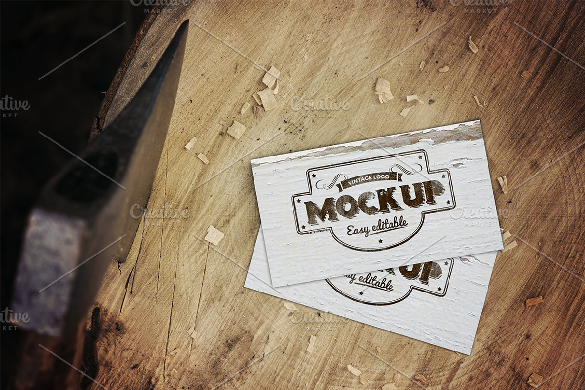Sale - Business Card Mockup, a Print Template by attraax (Photo 4 of 5)