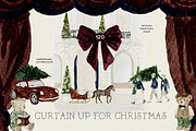 Classic Christmas Watercolor & Cards, an Object Graphic by Laras Wonderland (Thumbnail 1 of 12)
