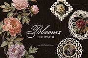 Old Master Blooms. Collage kit, an Object Graphic by Polli Deeva (Thumbnail 1 of 12)