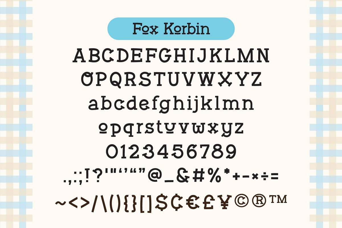 Fox Korbin Font Duo, a Slab Serif Font by Fox7 By Rattana (Photo 7 of 11)