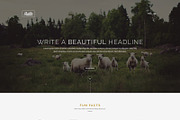 Matte - PSD Website Template, a Websites & App Template by Foos (Thumbnail 3 of 4)