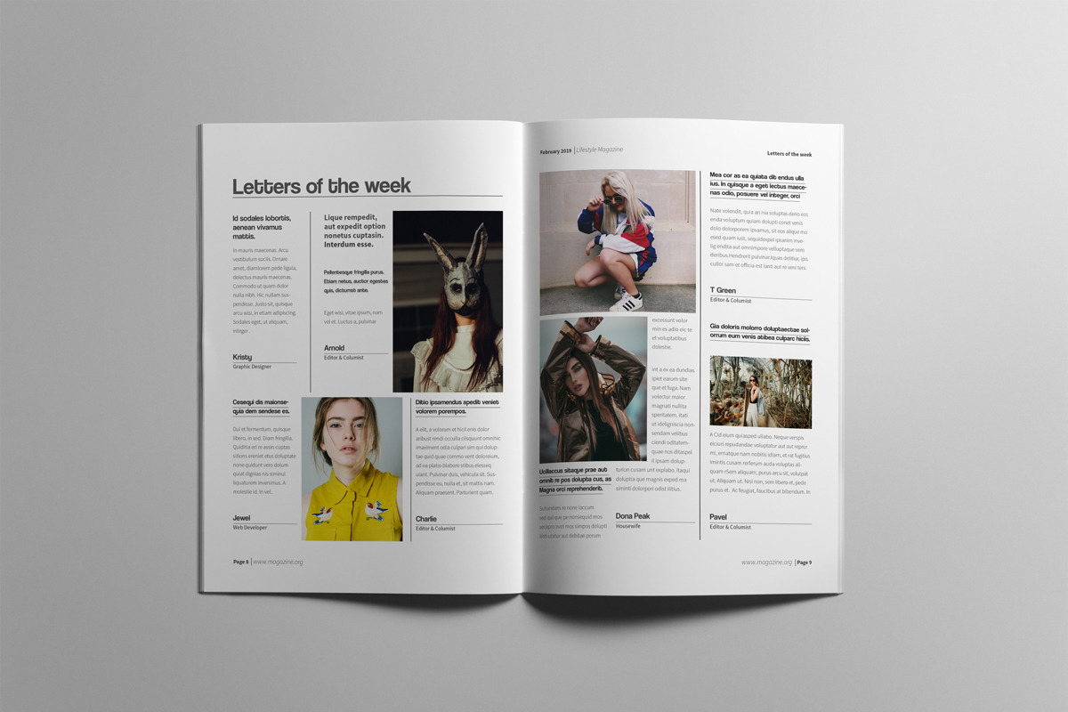 The Best Magazine Layout Design, a Magazine Template by Swayang (Photo 5 of 22)