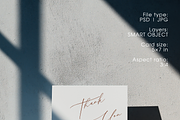 5x7 Minimal Invitation Mockup, a Product Mockup by Serenefeeling (Thumbnail 3 of 6)