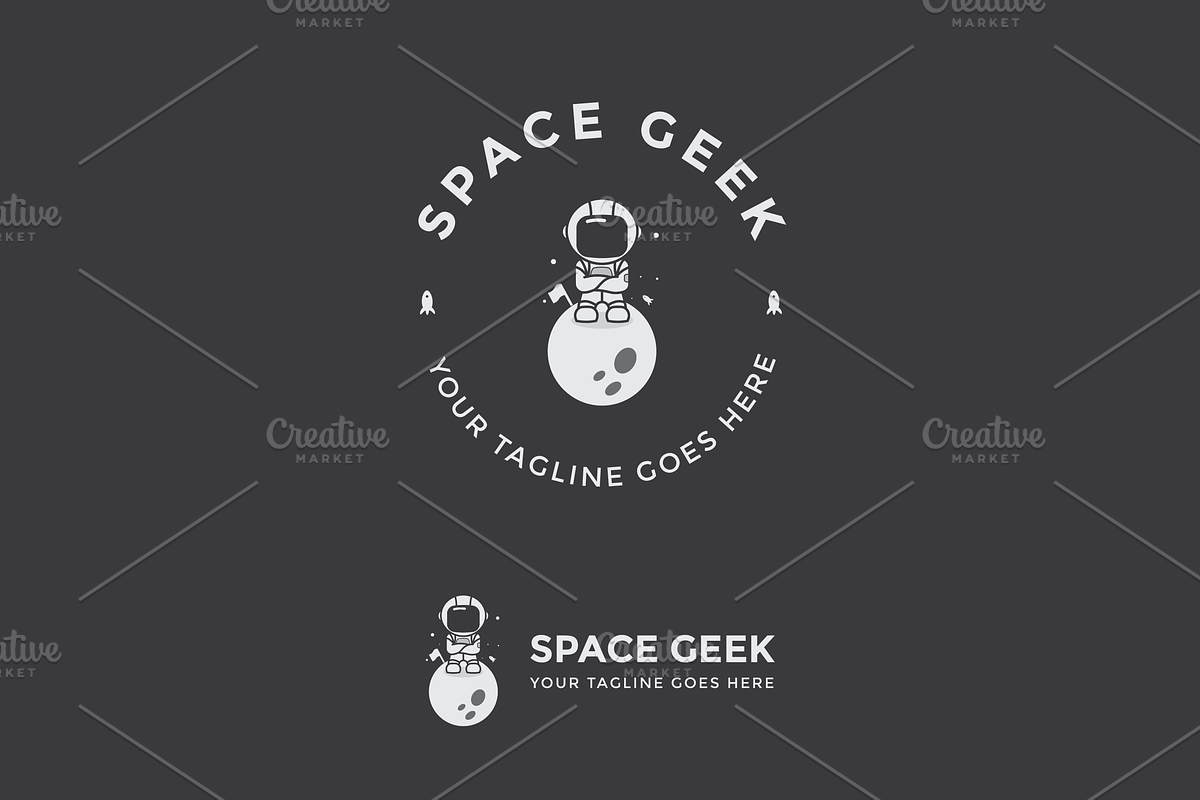 Astronaut, a Branding & Logo Template by lineandcircle (Photo 2 of 5)