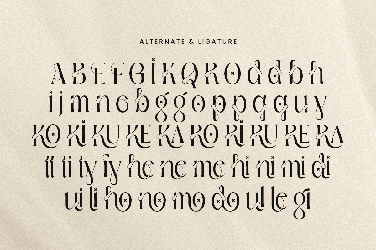 Boutique - Cinematic Luxury Font, a Serif Font by Sensatype (Photo 9 of 12)