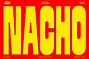 FBS Nacho Typeface, a Sans Serif Font by Febspace Studio (Thumbnail 1 of 20)