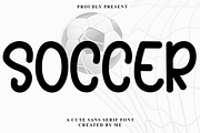 Soccer, a Sans Serif Font by InermediaSTUDIO (Thumbnail 1 of 7)
