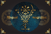 Norse viking Vegvisir Celtic symbols, an Object Graphic by GraphicRedStudio (Thumbnail 4 of 11)