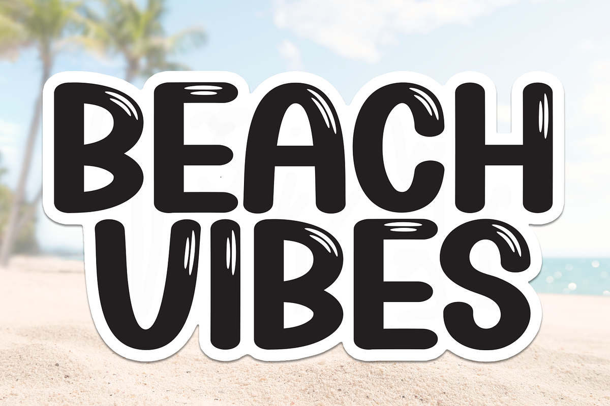 Beach Vibes | Script Font, a Script Font by Scratchones (Photo 1 of 8)
