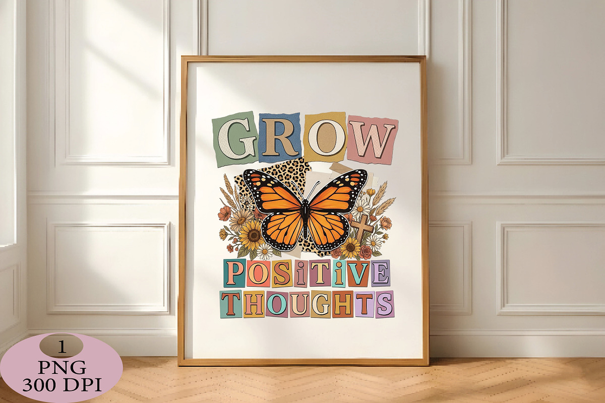 Grow Through What You Go Through Png, an Illustration by Daily.Designs (Photo 3 of 5)