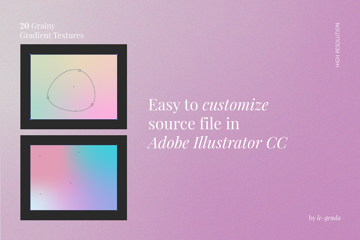 20 Radiance Gradients Set, a Texture Graphic by le-genda (Photo 4 of 12)