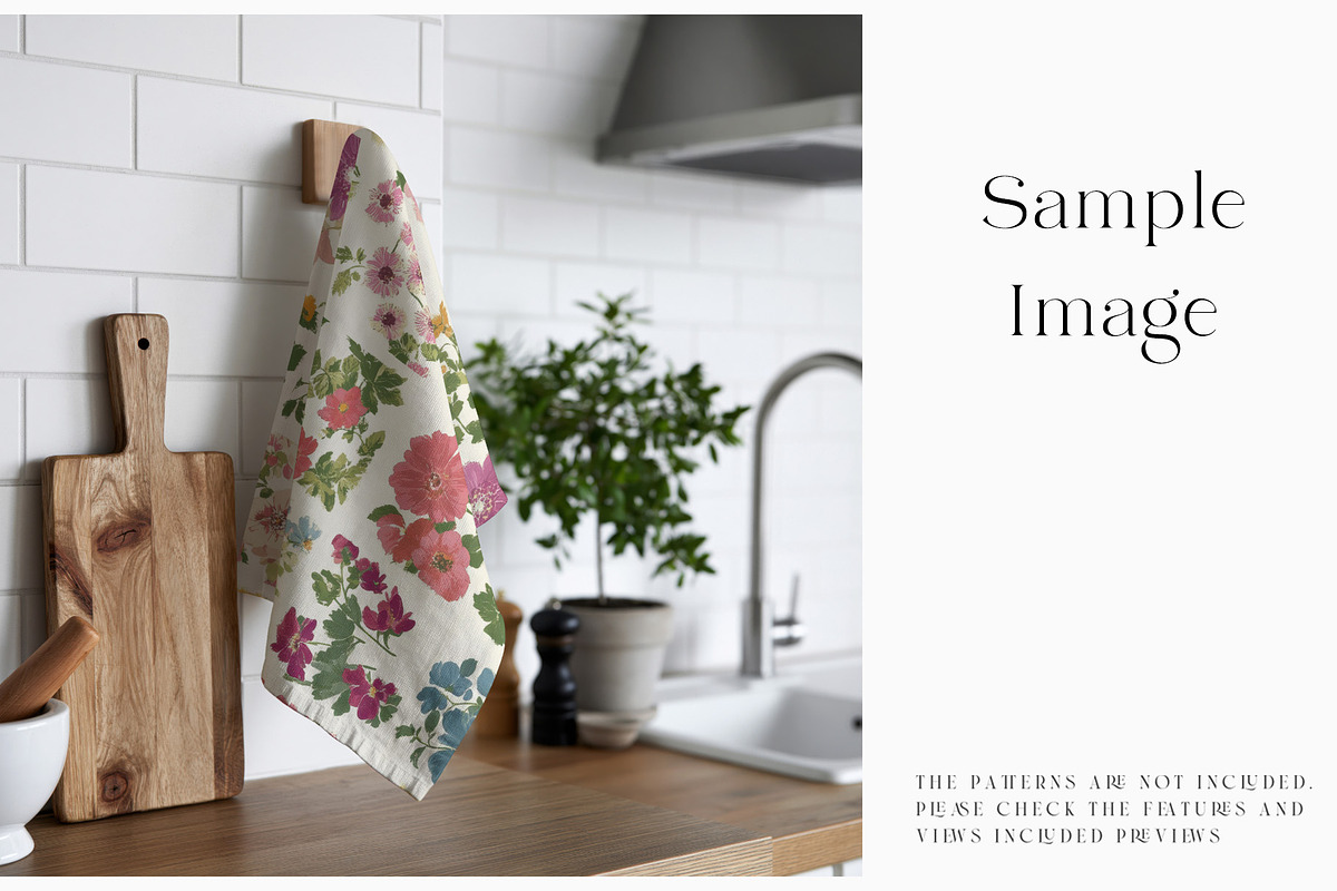Kitchen Towel Mockups, a Household Mockup by mock-ups (Photo 9 of 13)