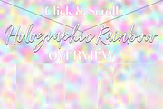 Holographic Rainbow Foil Textures, a Texture Graphic by U + Me Studio (Thumbnail 2 of 5)