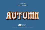 Autumn Text Effect 3D Style, a Layer Style Add-On by Mockmenot (Thumbnail 1 of 2)