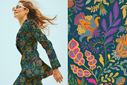 MAXIMALIST FOLK FLORAL PATTERN, a Pattern Graphic by Sonulkaster (Thumbnail 11 of 14)